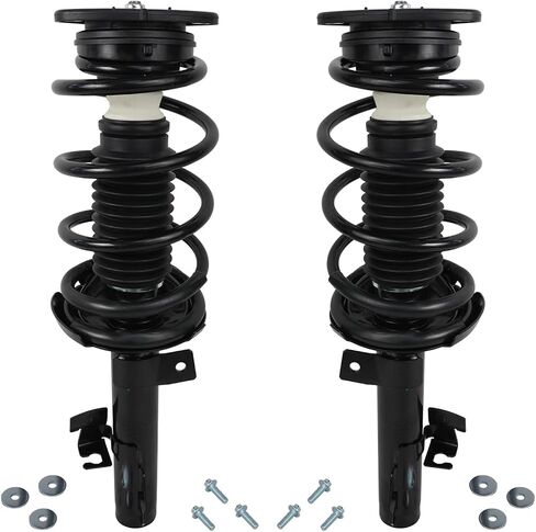 Detroit Axle - 2 Front Struts for 2004-2013 Mazda 3, 2006-2010 Mazda 5 Complete Front Struts w/Coil Spring 2005 2007 2008 2009 Replacement Quick Install Ready Strut Shocks Assembly in Saudi Arabia