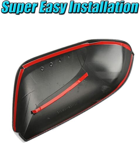 BOYUER 2PCS Car Side Rear View Mirror Guard Cover Caps Trims Exterior Decoration Accessories for Toyota Camry 2018-2025 (Piano Black) in Kuwait