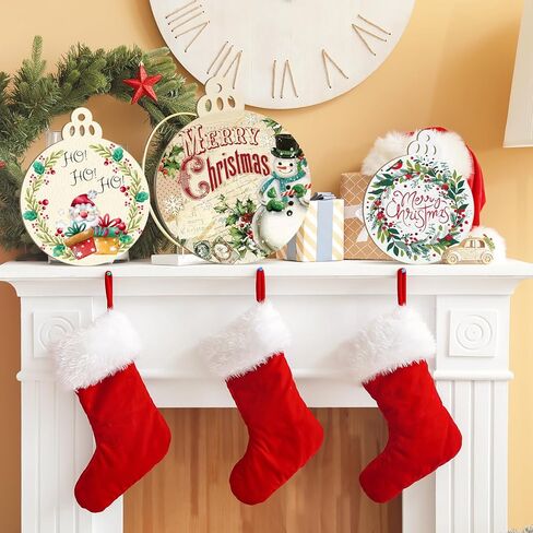 Large Size Wooden Shamrock St. Patrick's Day Ornaments to Paint, Shamrocks Wooden Irish DIY Blank Cutouts Unfinished Round Wood Discs Ornament for Crafts Hanging Spring Decorations 6 Pack in Kuwait