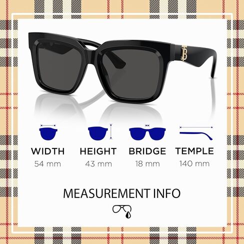 BURBERRY BE4419 Square Shape Acetate Sunglasses with Luxury Eyewear Kit in Saudi Arabia