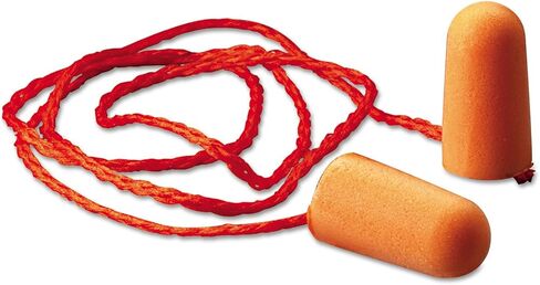 3M 1110 Tekk Protection Corded Foam Earplugs, Orange, 100-Pair in Saudi Arabia