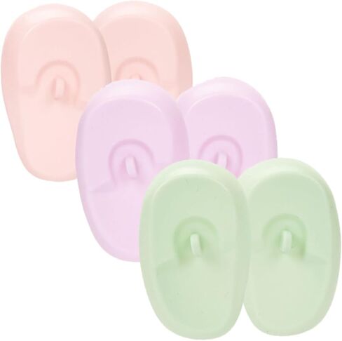 Silicone Ear Protectors for Hair Dyeing 3 Pair Hair Coloring Ear Covers for Salon Home Use in Saudi Arabia