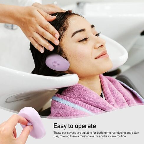 Silicone Ear Protectors for Hair Dyeing 3 Pair Hair Coloring Ear Covers for Salon Home Use in Saudi Arabia