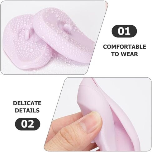 Silicone Ear Protectors for Hair Dyeing 3 Pair Hair Coloring Ear Covers for Salon Home Use in Saudi Arabia