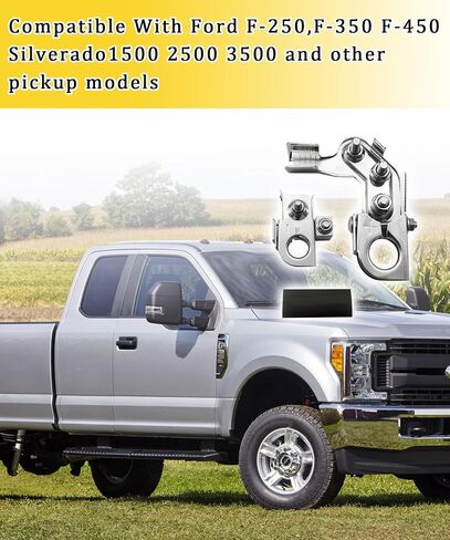 Positive Battery Terminal Compatible with Ford Super Duty F-250 F-350 F-450 Silverado 1500 2500 3500 Etc,Replace BT4A-14450-BA,BT4Z-14450-SD,926-603 Positive & Negative in Saudi Arabia