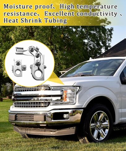 Positive Battery Terminal Compatible with Ford Super Duty F-250 F-350 F-450 Silverado 1500 2500 3500 Etc,Replace BT4A-14450-BA,BT4Z-14450-SD,926-603 Positive & Negative in Saudi Arabia