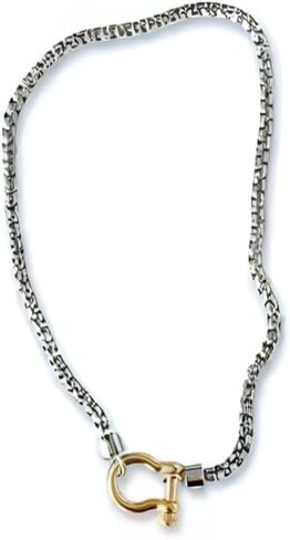 Bloomstone,18K Gold Plated Stainless Steel Necklace for Women – Hypoallergenic, Non-Tarnish Gold Link Chain, Everyday Stainless steel jewelry, Adjustable Layering Necklace in Saudi Arabia