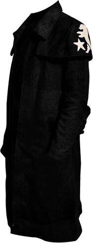 LIVEEVIL Men's NCR Veteran Ranger A7 Coat Costume - New Vegas Armor Leather Cowboy Duster Coats for Men in Saudi Arabia
