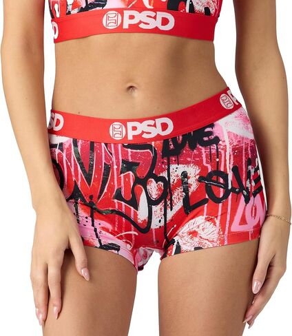 PSD Women's Cheetah Dye Boy Shorts, Multi, L in Saudi Arabia