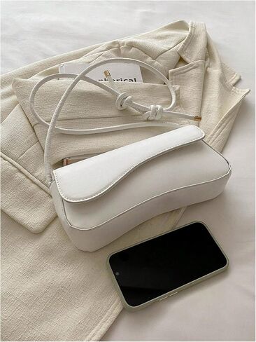 SweatyRocks Women's Asymmetrical Flap Shoulder Bag Adjustable Knot Strap Top Handle Purses in Saudi Arabia