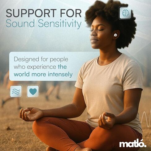SoundDrop by Matló – Reusable Noise-Reducing Earplugs for Sleep, Focus & Sound Sensitivity – Soft Silicone + Compact Case in Saudi Arabia