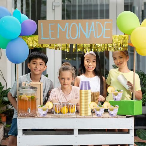 100 قطعة من أكواب بلاستيكية ذهبية وسوداء من Superrnal، سعة 9 أونصة، أكواب بلاستيكية أنيقة بحواف ذهبية، أكواب حفلات شفافة، أكواب زفاف فاخرة للاستعمال مرة واحدة للتجمعات العائلية، والشاي بعد الظهر، والحفلات in Kuwait