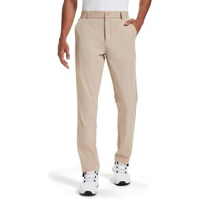 Men's Stretch Golf Pants 30''/32''/34'' - Lightweight Dress & Casual Trousers for Business Travel Work in Saudi Arabia