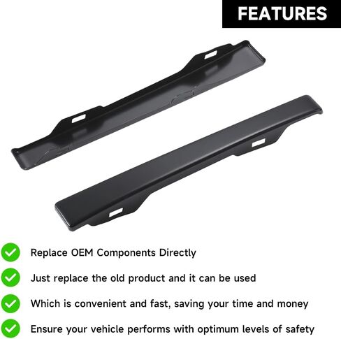 1 Pair Front Lower Headlight Bumper Grille Filler for Toyota Tacoma 2WD 1995-1997 | Driver & Passenger Side | Replaces 5251335010, 5251235010 in Saudi Arabia