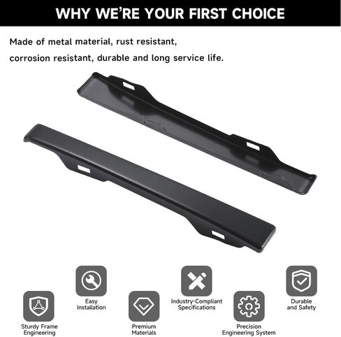 1 Pair Front Lower Headlight Bumper Grille Filler for Toyota Tacoma 2WD 1995-1997 | Driver & Passenger Side | Replaces 5251335010, 5251235010 in Saudi Arabia