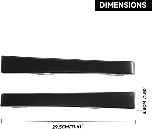 1 Pair Front Lower Headlight Bumper Grille Filler for Toyota Tacoma 2WD 1995-1997 | Driver & Passenger Side | Replaces 5251335010, 5251235010 in Saudi Arabia
