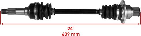 Caltric Front Rear Left Right Complete Axles Compatible with Yamaha Rhino 450 Yxr450F 4Wd 2006-2009 in Saudi Arabia