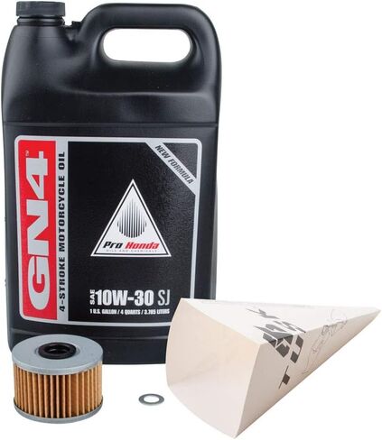 Tusk 4-Stroke Oil Change Kit Pro-Honda GN4 10W-30 Compatible with Honda Rancher 420 4x4 Automatic DCT EPS 2014-2026 in Saudi Arabia