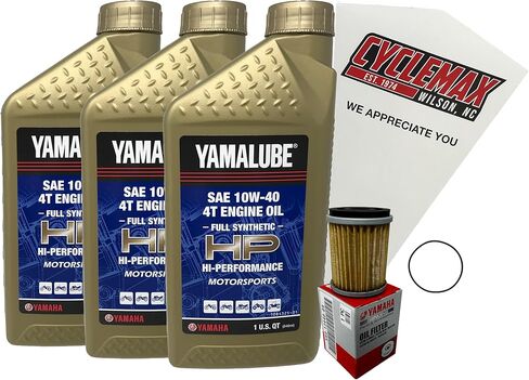 مجموعة تغيير زيت يامالوب الاصطناعية بالكامل متوافقة مع 1985-1989 Yamaha MOTO-4 in Kuwait