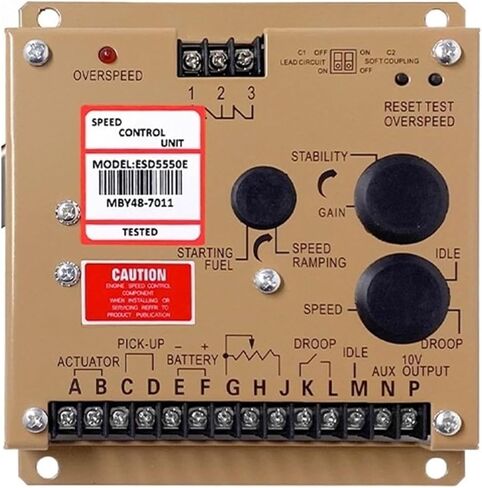 1pcs ESD5550E Speed Governor Control Unit Diesel Generator Electronic Controller Module Diesel Engine Generator Parts in Saudi Arabia