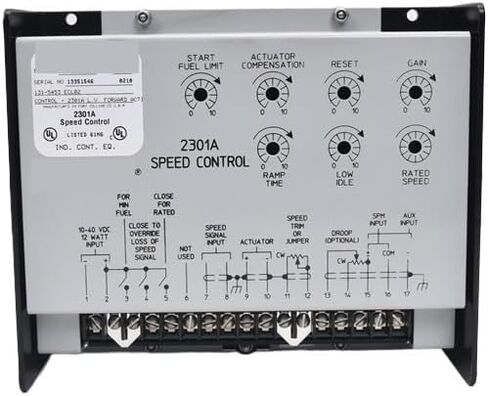 Generator Parts Speed Controller 2301A Speed Governor Control Panel 9907-014 in Saudi Arabia