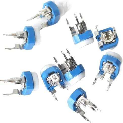 20PCS RM065 Trimmer Potentiometer 1K 2K 5K 10K 20K 50K 100K 200K 500K 100R 200R 500R 1M RM-065 Potentiometers Variable Resistor(1M Ohm) in Saudi Arabia
