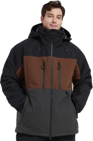 BGX Bluemagic سترة تزلج مقاومة للماء للنساء والرجال معطف شتوي دافئ للثلوج سترة واقية جبلية معطف واق من المطر بقلنسوة in Kuwait