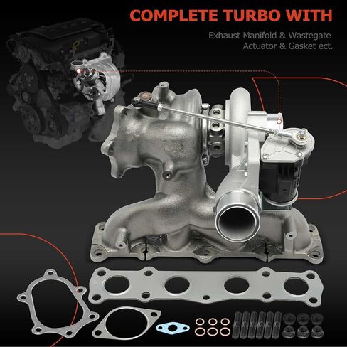 A-Premium TD04HL4S Complete Turbocharger Turbo Kit with Gasket Compatible with Hyundai & Kia Models - Sonata 2011-2014, Santa Fe Sport 2013-2016, Optima 2011-2015, Sportage 2011-2016, 2.0L in Saudi Arabia