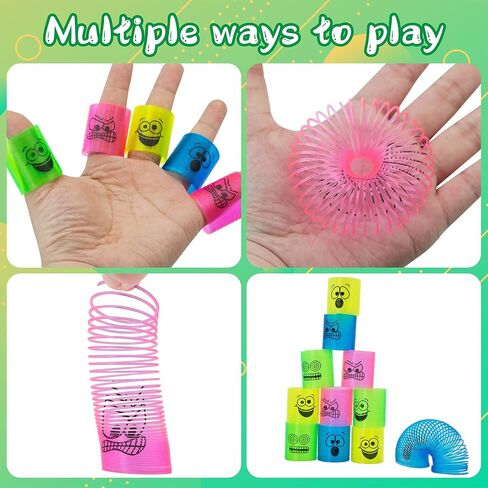 36 Pcs Mini Spring Party Favors for Kids 4 to 8 Birthday Stress Relief Bulk Fidget Goody Bag Stuffers Classroom Prizes Spring Bulk Toys for Kids Prize Presents 4 Bright Colors in Kuwait