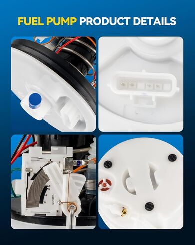 PHILTOP FG1249 Electric Fuel Pump Assembly Compatible with Mazda 3 2004–2009 2.0L 2.3L, Replaces E8591M, P76308M, SP4052M in Saudi Arabia