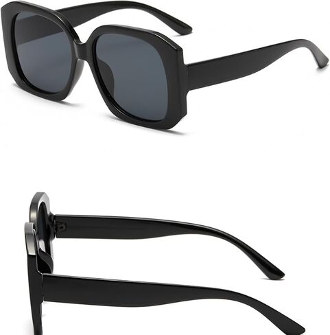 Large Frame Sunglasses Fashion Goggles Women Glasses Uv400 Goggles Fashion in Saudi Arabia