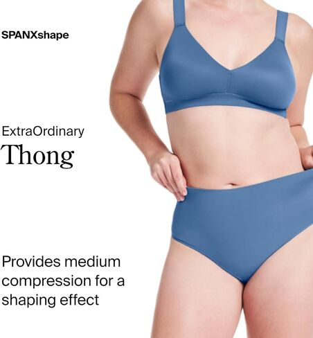 SPANX, EcoCare Seamless Shaping Thong, Cafe Au Lait, Large in Kuwait