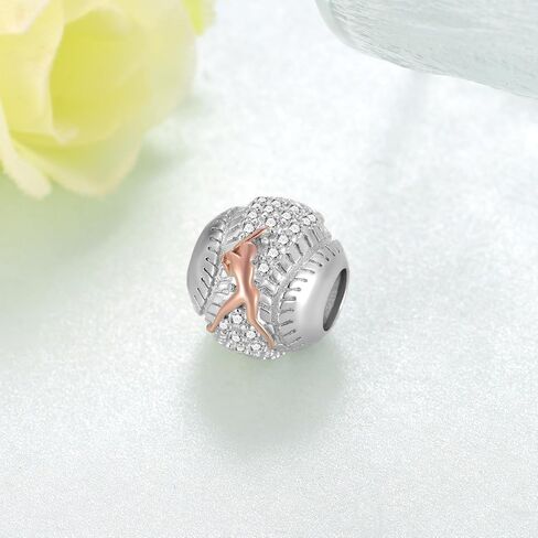 Volleyball Charm 925 Sterling Silver Volleyball Charms for Bracelets Volleyball Beads Sport Volleyball Jewelry Gifts for Women Team Players in Saudi Arabia