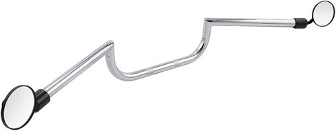 TCT-MOTORPARTS 7/8'' Cafe Racer Ace clubman Style Handlebar & Mirrors Fit For Cafe Racer Custom Cruiser Honda Yamaha Kawasaki Suzuki in Saudi Arabia