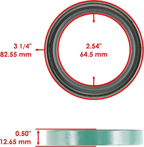 Caltric Front Wheel Hub Clutch Seal Compatible with Polaris Sportsman 500 6X6 2000-2008 in Saudi Arabia