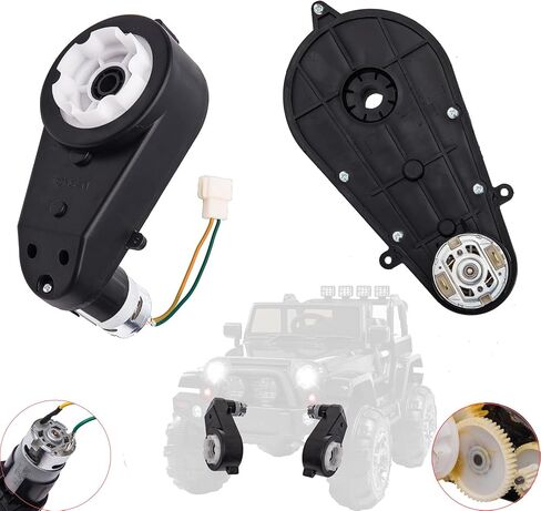 2 Pcs VitalKos RS555 40000RPM,24 Volt, Upgrade Motor Electric Motorcycle ATV UTV Kids Ride On Car,High Speed for Robust Drive Engine Match Kid Jeep SUV Power Wheel in Kuwait