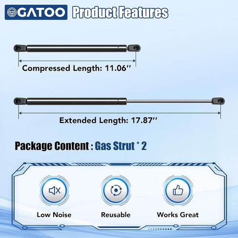 Rear Tailgate Hatch Lift Supports Shock Struts Compatible with 2010 2011 2012 2013 Kia Soul Hatchback Liftgate Trunk Gas Spring, Replaces SG350008 817802K000 130027 in Saudi Arabia