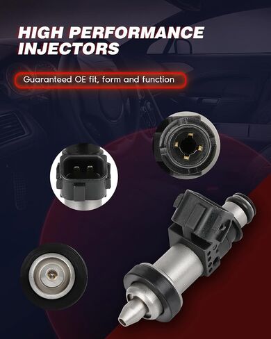 Fuel Injector Automotive engine Compatible with 1999 2000 2001 for Honda CR-V FJ339,06164PCA000 4Pcs Fuel Injectors in Saudi Arabia