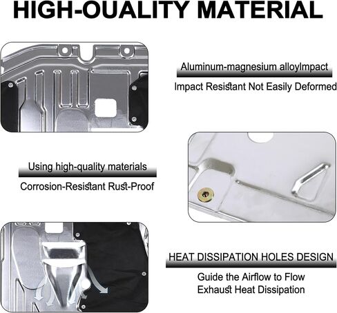 74114-T50-000 Engine Splash Guard Under Car Shield Cover Board Compatible with Honda Accord 2022 2023，Engine Splash Shield Guard Replaces 74114T50000 in Kuwait
