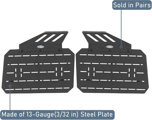 Hooke Road Wrangler JK/JL Rear Window Exterior Storage Molle Panel Kit Compatible with Roof Rack for 2007-2025 Jeep Wrangler JK JL 4-Door Hardtop - Pair in Saudi Arabia