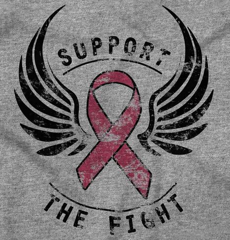 Support The Fight Breast Cancer Pink Hoodie Sweatshirt Women in Saudi Arabia
