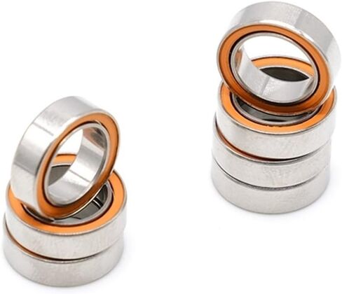 10 قطعة SMR128-2RS 8x12x3.5 ملليمتر ABEC-7 الفولاذ المقاوم للصدأ الهجين محمل كروي سيراميك SMR128RS CB LD in Saudi Arabia