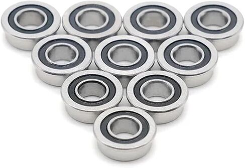 10PCS MF95RS 5x9x3 mm Bearing ABEC-7 3D Flanged Bearing for 3D Print Bearings MF95-2RS MF95RS in Saudi Arabia