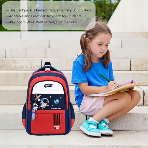 MITOWERMI Astronaut Backpack for Boys School Bags Space Kids Backpack for School Elementary Book Bags Girls Lightweight Travel Back Packs Black in Saudi Arabia