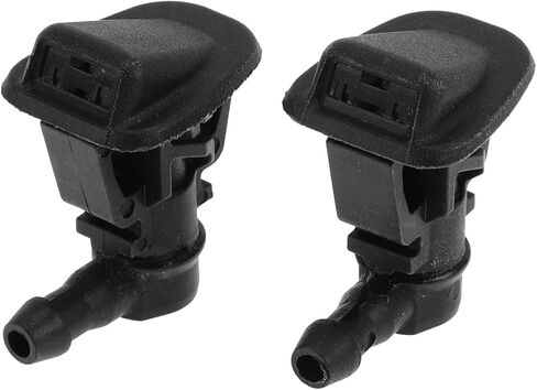 No.68164356AB Windshield Washer Nozzle for Jeep Wrangler 2013-2015 for Jeep Wrangler 2017 Black Front Windshield Spray Nozzles Wiper Spray Washer Jet Plastic 2pcs in Saudi Arabia