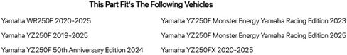 TUSK Competition Clutch Kit Compatible with Yamaha YZ250F 2019-2025 in Saudi Arabia
