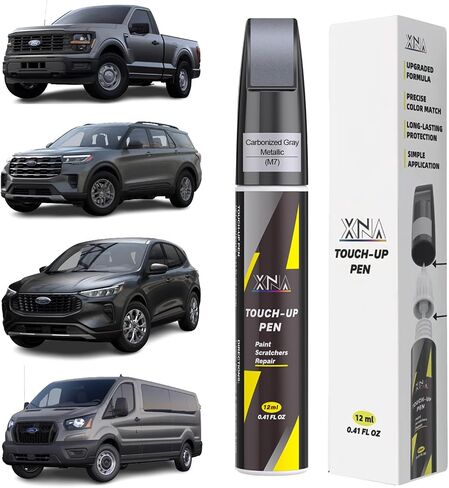 XNA Rapid Red Metallic Tinted Clearcoat(D4) for Ford Touch Up Paint, Car Scratch Remover for Nicks and Chips Repair, 2-In-1 Quick & Easy Fix Car Scratch Repair Kit with Exact Color-Matched in Kuwait