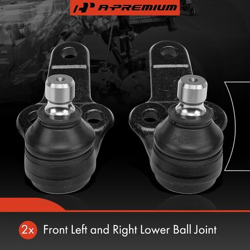 A-Premium 2 x Front Lower Ball Joints, Compatible with Ford Focus 2000 2001 2002 2003 2004 in Saudi Arabia
