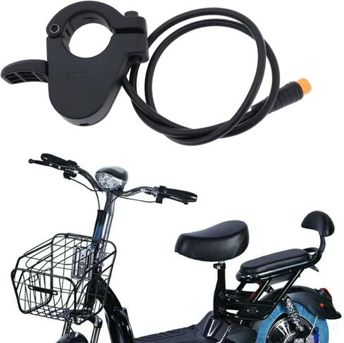 Electric Bicycle 300X Thumb Throttle Accelerator with Waterproof Plug for 24V 36V 48V 60V 72V E-Bike in Saudi Arabia