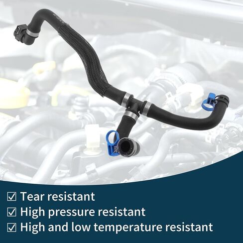 خرطوم المبرد خرطوم السخان أنبوب خرطوم مخرج المبرد رقم 23479341/22875326/23108539 لـ Buick Regal 2.0L 2014-2017 أنبوب مخرج الهواء الدافئ المطاطي باللون الأسود in Saudi Arabia